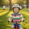 Trike Fix LED children's helmet M 55-58cm dark grey