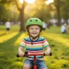 Children's Trike Fix LED helmet M 55-58cm green cie