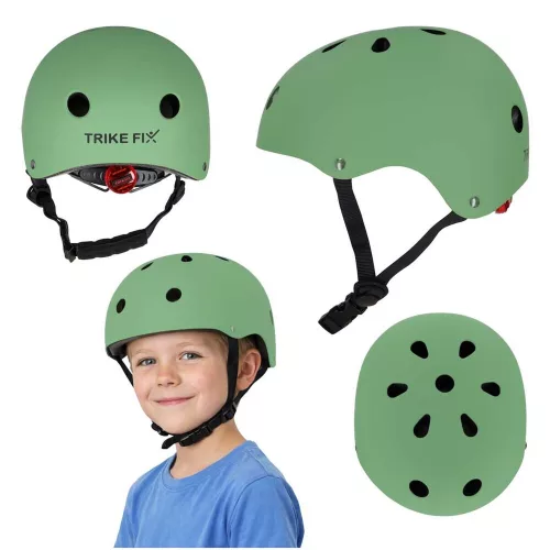 Children's Trike Fix LED helmet M 55-58cm green cie