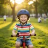 Trike Fix LED children's helmet M 55-58cm navy blue