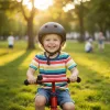 Trike Fix LED children's helmet M 55-58cm black