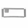 Safety gate barrier for bed 200cm grey