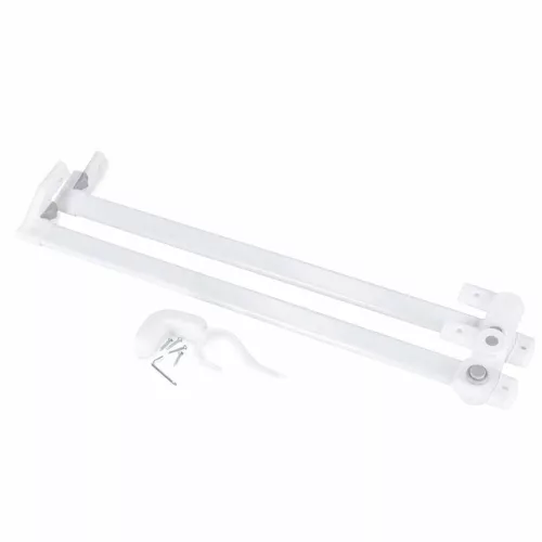 Safety gate barrier for bed 200cm grey