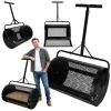 Garden mesh roller compost spreader