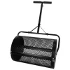 Garden mesh roller compost spreader