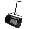 Garden mesh roller compost spreader