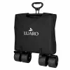 Folding touring trolley with canopy black