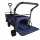 Travel trolley foldable with canopy navy blue