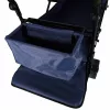 Travel trolley foldable with canopy navy blue
