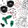 Water curtain garden sprinkler set 25m