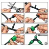 Water curtain garden sprinkler set 25m