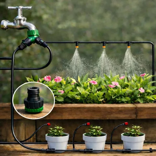 Water curtain garden sprinkler set 25m