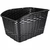Rattan rear bicycle basket for luggage rack