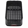 Rattan rear bicycle basket for luggage rack