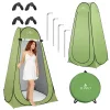 Tent shower changing room portable wc green