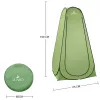 Tent shower changing room portable wc green