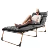 LUARO travel field bed folding business recliner 193 cm light grey