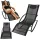LUARO rocking garden lounger with headrest