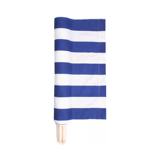 Beach screen 10m blue and white