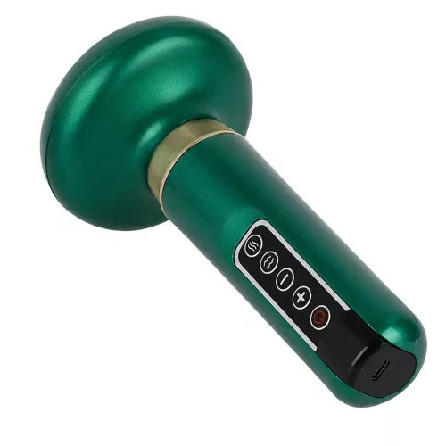 Massager with Chinese bubble function USB green