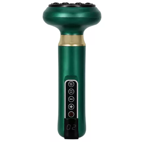 Massager with Chinese bubble function USB green
