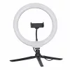 RGB LED selfie ring light on tripod