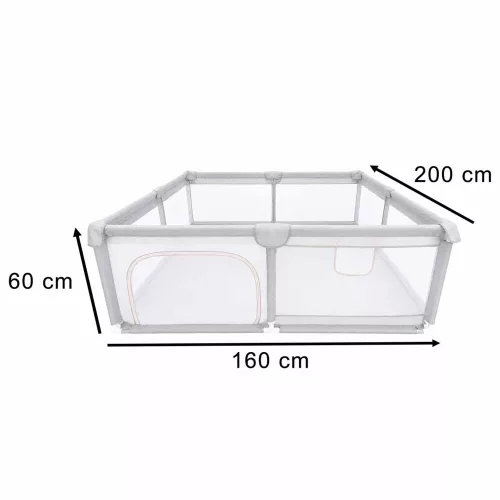 Baby playpen mesh entrance 150x200cm