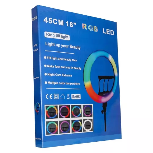 RGB LED selfie ring light