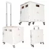 LUARO shopping trolley folding 4-wheel lid white
