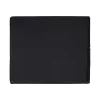 Folding pouffe with storage leather 38x38x38cm black