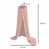 Tipi tent canopy hanging dark pink
