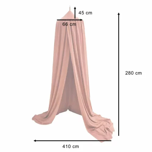 Tipi tent canopy hanging dark pink