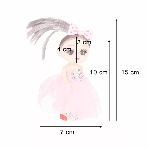 Lalki laleczki do domku dla lalek zestaw 4 sztuk 11 cm
