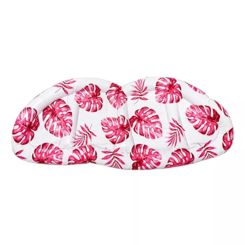 Swimming chair mattress with backrest and canopy rose
