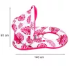 Swimming chair mattress with backrest and canopy rose
