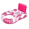 Swimming chair mattress with backrest and canopy rose