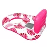 Swimming chair mattress with backrest and canopy rose