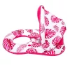 Swimming chair mattress with backrest and canopy rose