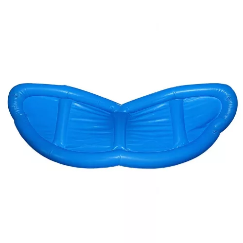 Swimming chair mattress with backrest and canopy ni