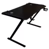Biurko gamingowe LED podświetlenie RGB uchwyty komputerowe dla gracza 120x60cm