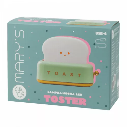 MARY'S LED NIGHT LAMP TOASTER GREEN
