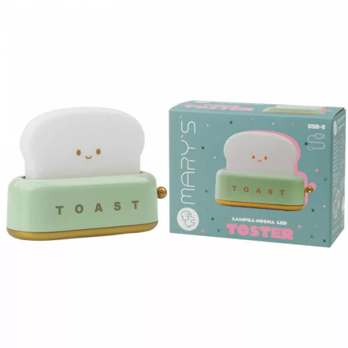 MARY'S LED NIGHT LAMP TOASTER GREEN