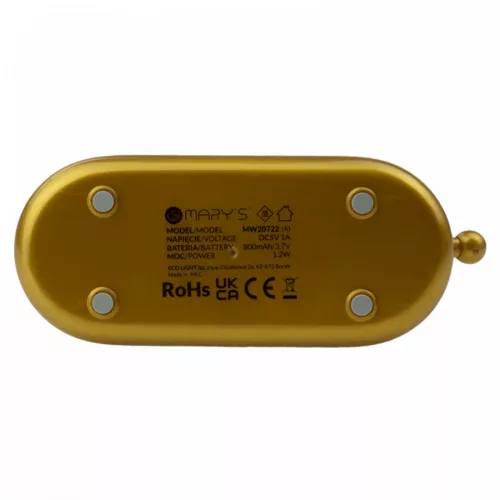 MARY'S LED NIGHT LAMP TOASTER YELLOW
