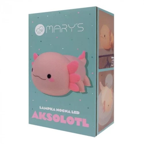MARY'S LED Axolotl Night Light Pink