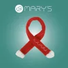MARY'S Santa's scarf red