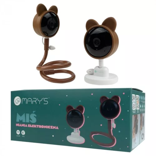 MARY'S Nanny electronic camera Teddy bear brown WiFi TUYA
