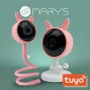 MARY'S Nanny Electronic Camera Pink Rabbit WiFI TUYA