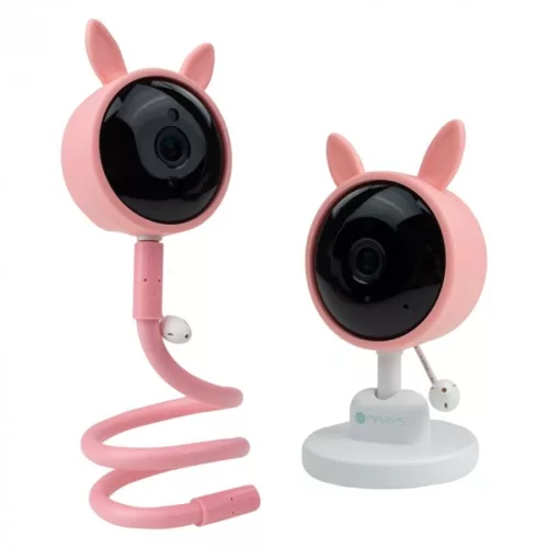 MARY'S Nanny Electronic Camera Pink Rabbit WiFI TUYA