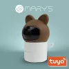 MARY'S Rotating Baby Monitor Electronic Camera Teddy Bear Brown WiFi TUYA