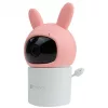 MARY'S Rotating Baby Monitor Camera Pink Rabbit WiFi TUYA